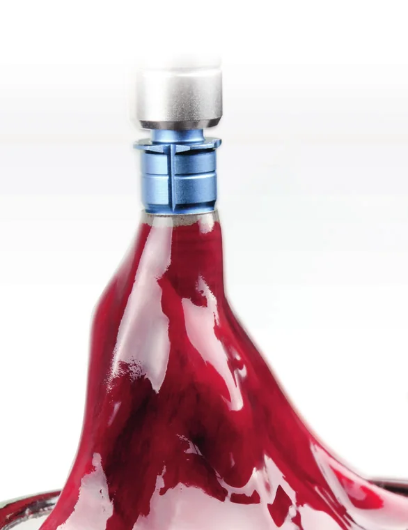 Blood clot forming on a BTI implant with the UnicCa® surface